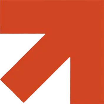 Red down arrow